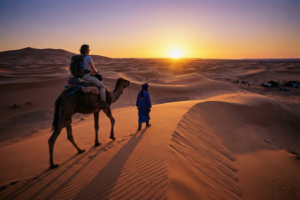 Adventurous Camel Trekking in the Sahara: A Beginner's Guide