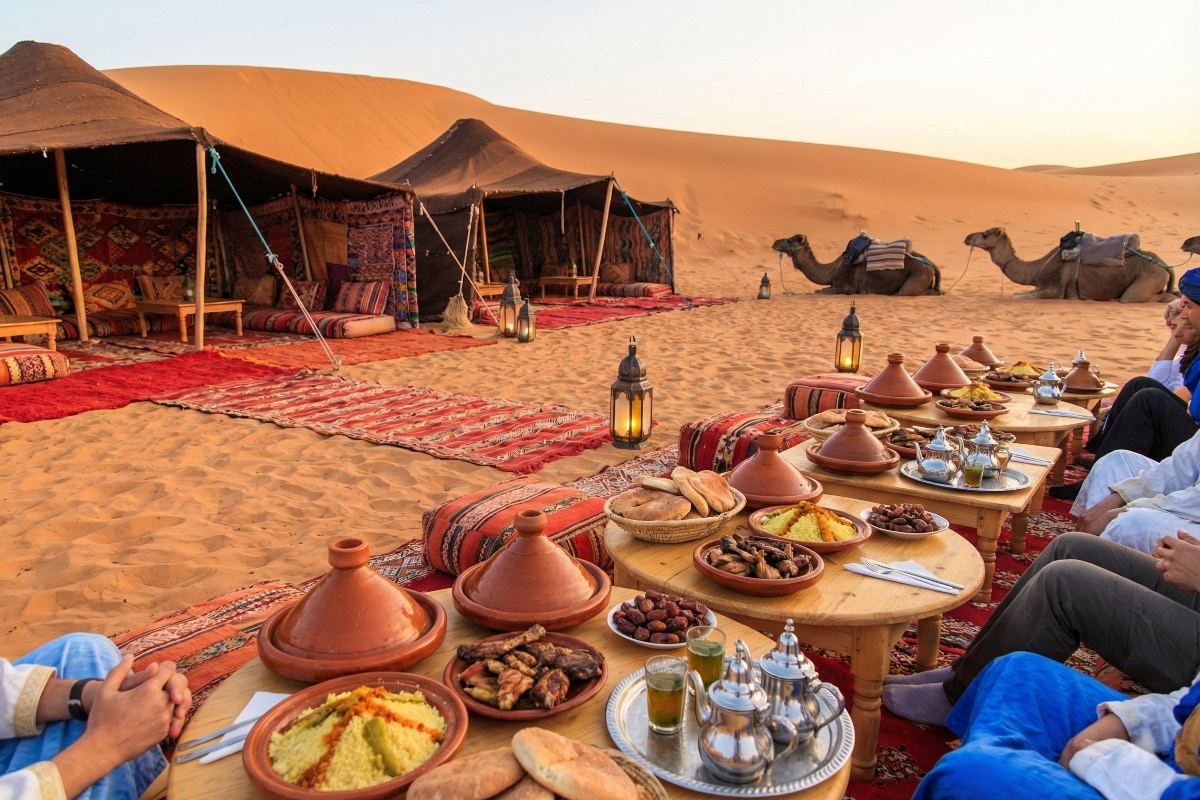 Culinary Delights: Traditional Sahara Cuisine at Desert Camps