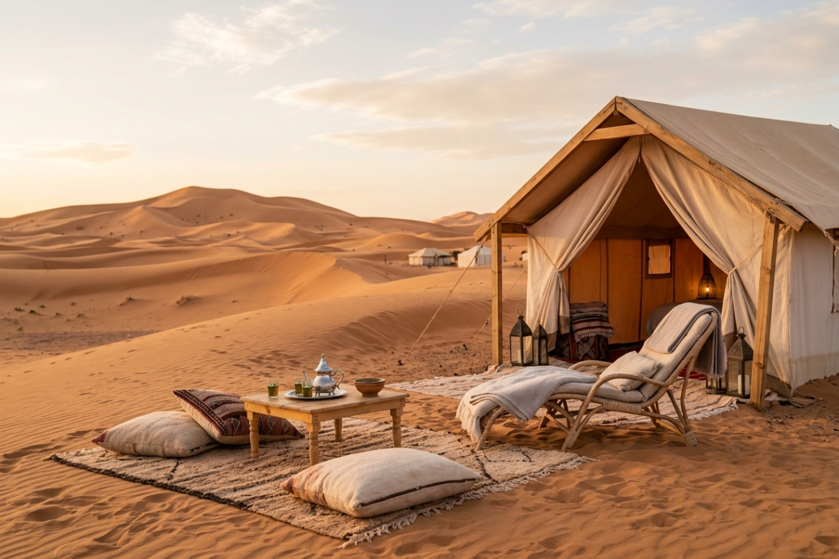 Finding Serenity: The Art of Relaxation in Sahara Desert Camps